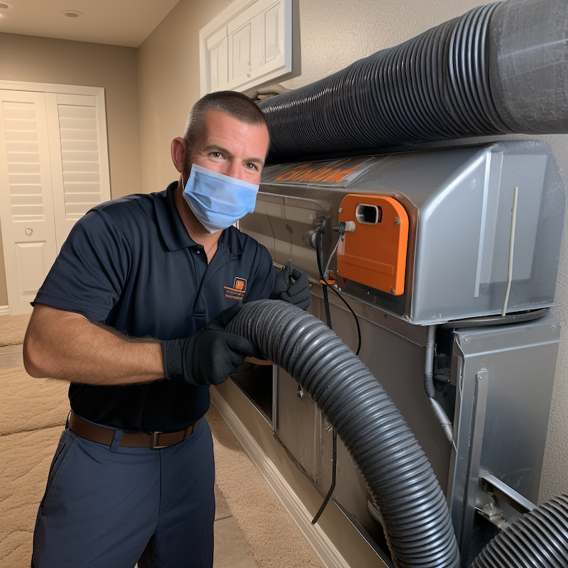 Improving the indoor air quality of a home in Las Vegas, NV.